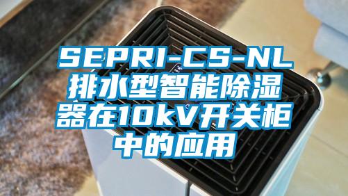 SEPRI-CS-NL排水型智能除濕器在10kV開關柜中的應用
