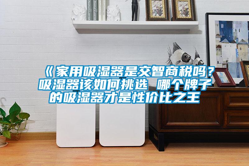 《家用吸濕器是交智商稅嗎？吸濕器該如何挑選 哪個牌子的吸濕器才是性價比之王